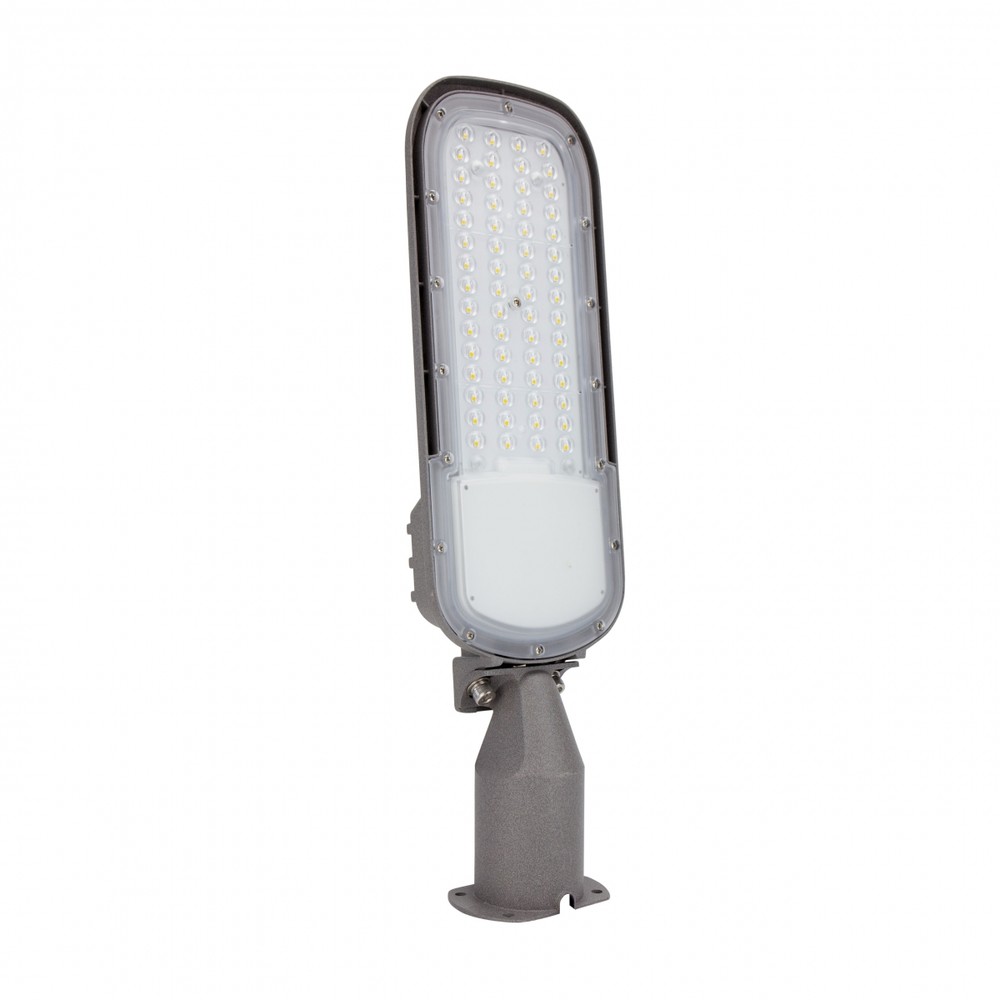 50w Led Gadelampe   ø60 Mm, Ip65, Ik09, Grå, 5 års Garanti   Dæmpbar : Ikke Dæmpbar, Kulør : Neutral fra Spectrum