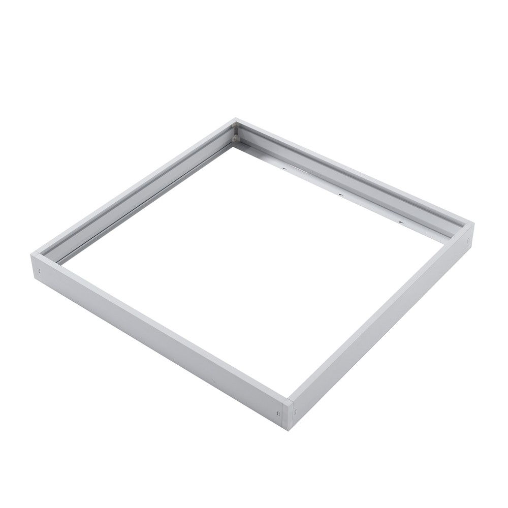 Ramme Til 60x60 Led Panel   Hurtig Samlesæt, Plast Hjørner, Hvid Kant, 62mm Høj fra Ledlife