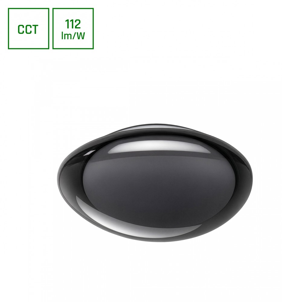 Aura Loftlampe M. Fjernbetjening   Grafit, Dæmpbar, ø40cm, 24w, 3 Lyskulører   Dæmpbar : Dæmpbar fra Spectrum