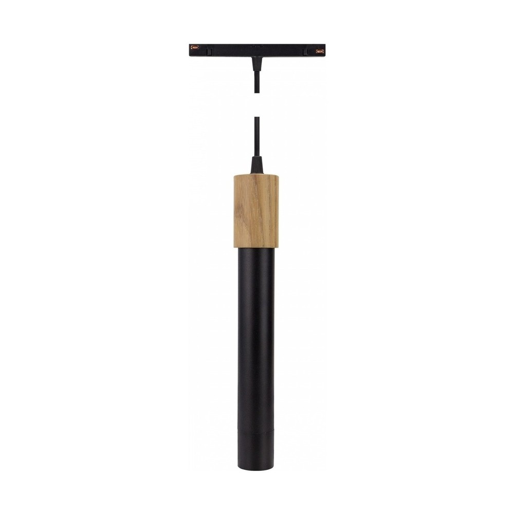 12w System Shift Hangit Wood Pendel   Sort, 25°, Cct Switch, 90cm Kabel   Dæmpbar : Ikke Dæmpbar fra Spectrum