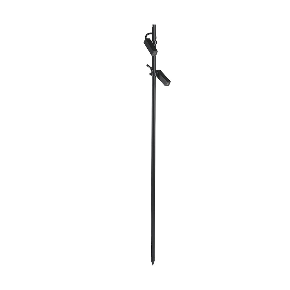 V Tac 4w Dobbelt Led Spydspot   Sort Aluminium, 4000k, Udendørs   Kulør : Neutral fra V-tac