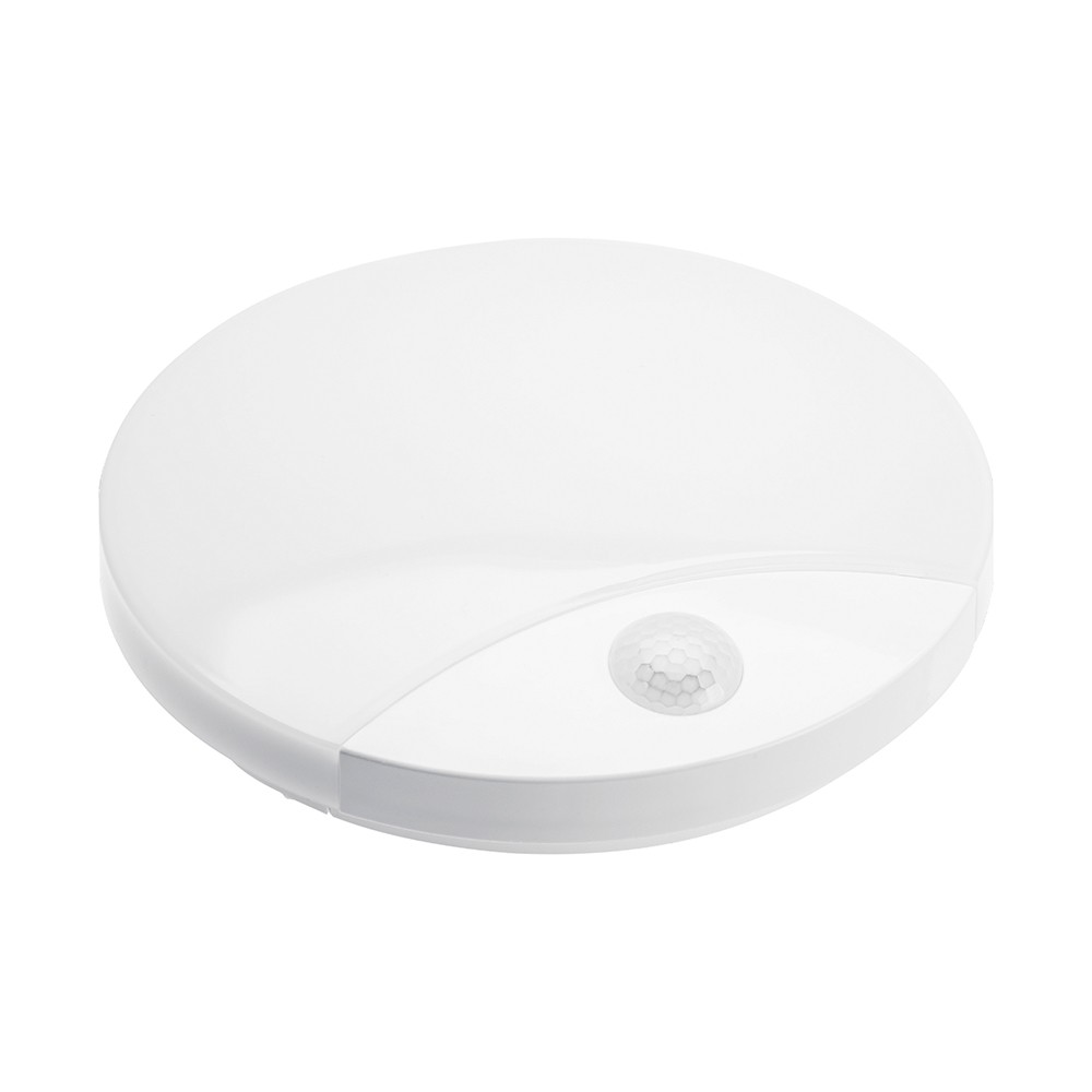 V Tac 15w Led Udendørs Væglampe Med Sensor   Rund, Hvid, Cree Chip, Cct   Kulør : 3 I 1 fra V-tac