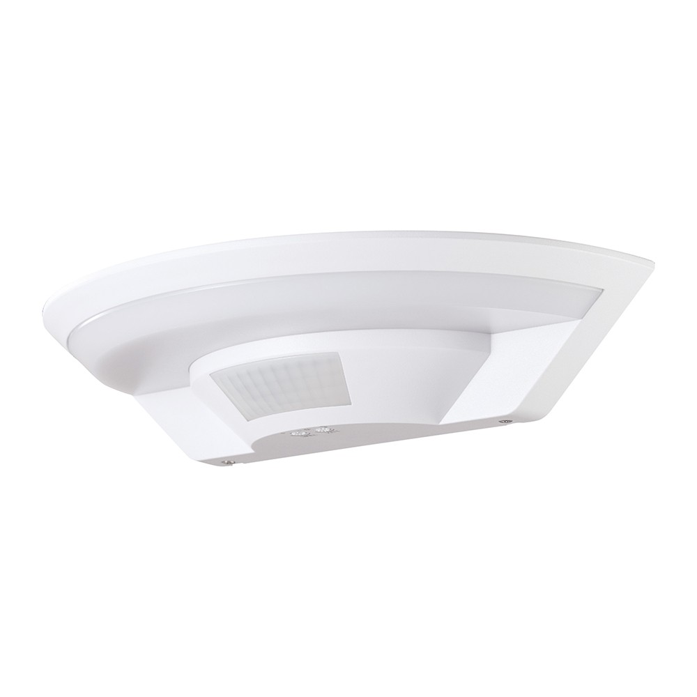 10w Led Udendørs Væglampe Med Pir Sensor   Hvid, 4000k, Cree Chip   Kulør : Neutral fra V-tac
