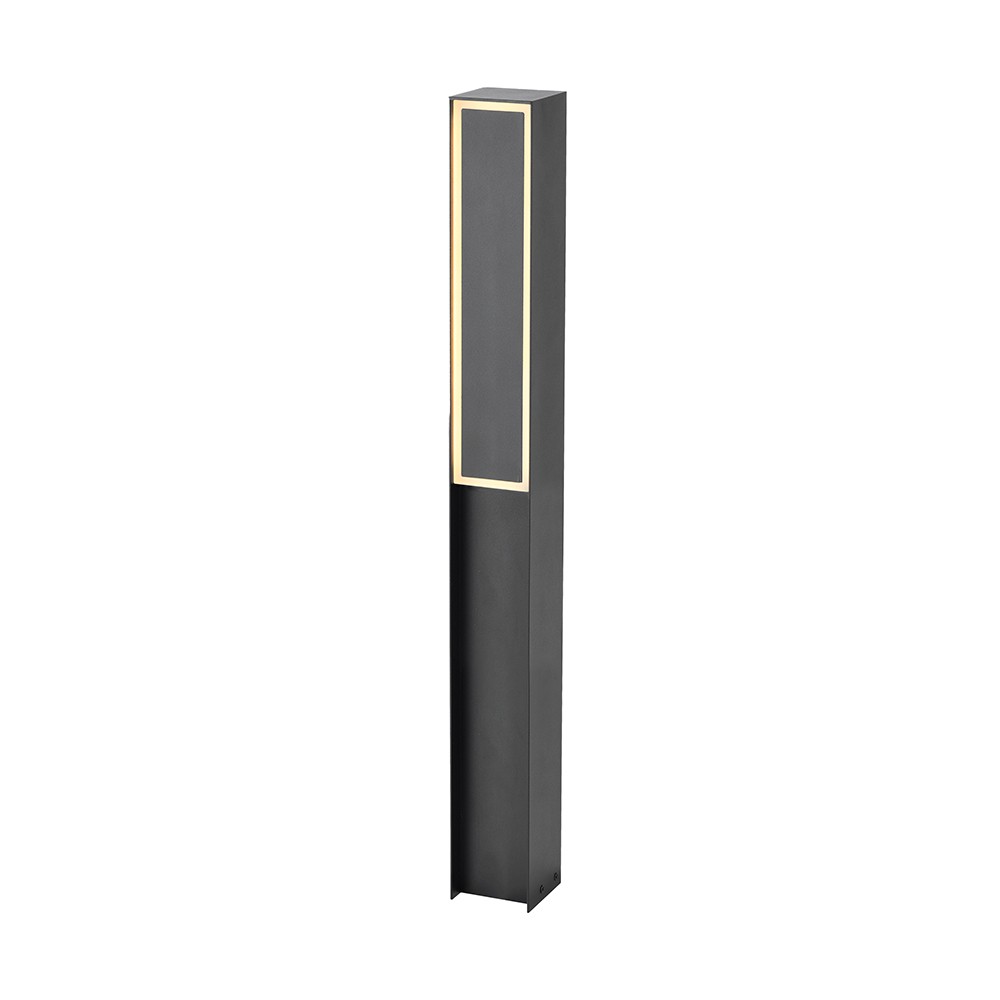 V Tac 24w Led Pullertlampe, 80cm   Ip54, 3000k, Udendørs   Kulør : Varm fra V-tac