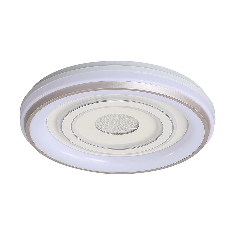 V Tac 2x30w Dæmpbar Led Loftlampe   Inkl. Fjernbetjening, 3 I 1 Cct, Hvid   Kulør : 3 I 1 fra V-tac