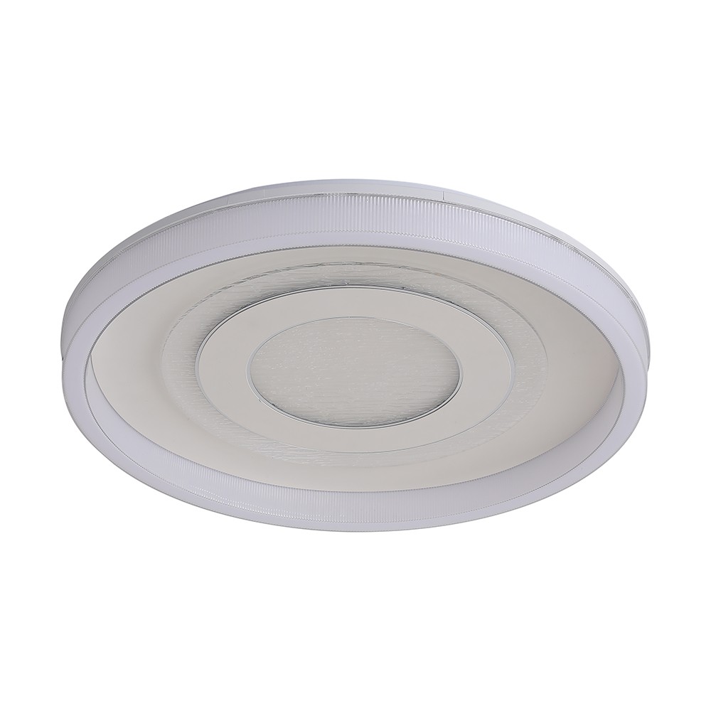 V Tac 2x40w Dekorativ Led Loftslampe   Dæmpbar, 3 I 1, Fjernbetjening, Hvid   Kulør : 3 I 1 fra V-tac