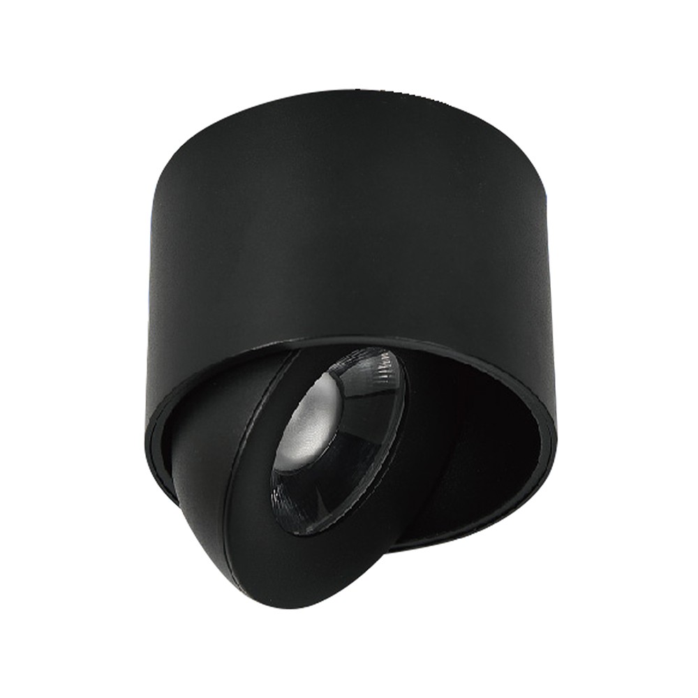 12w Led Påbygningsspot   Ip44, Sort, Cct, Cree Chip   Kulør : 3 I 1 fra V-tac