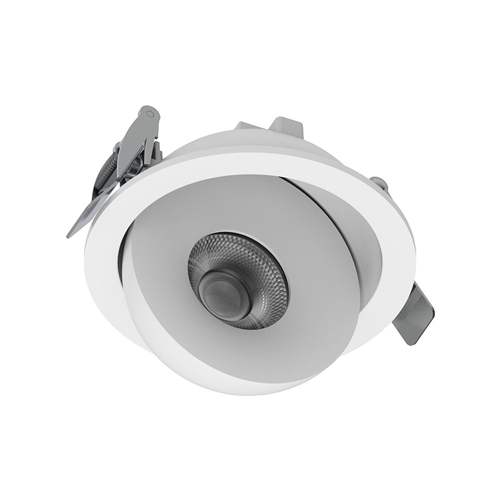 V Tac 12w Led Cob Downlight Cct   Ip44, Cree Chip, Hvid   Kulør : 3 I 1 fra V-tac