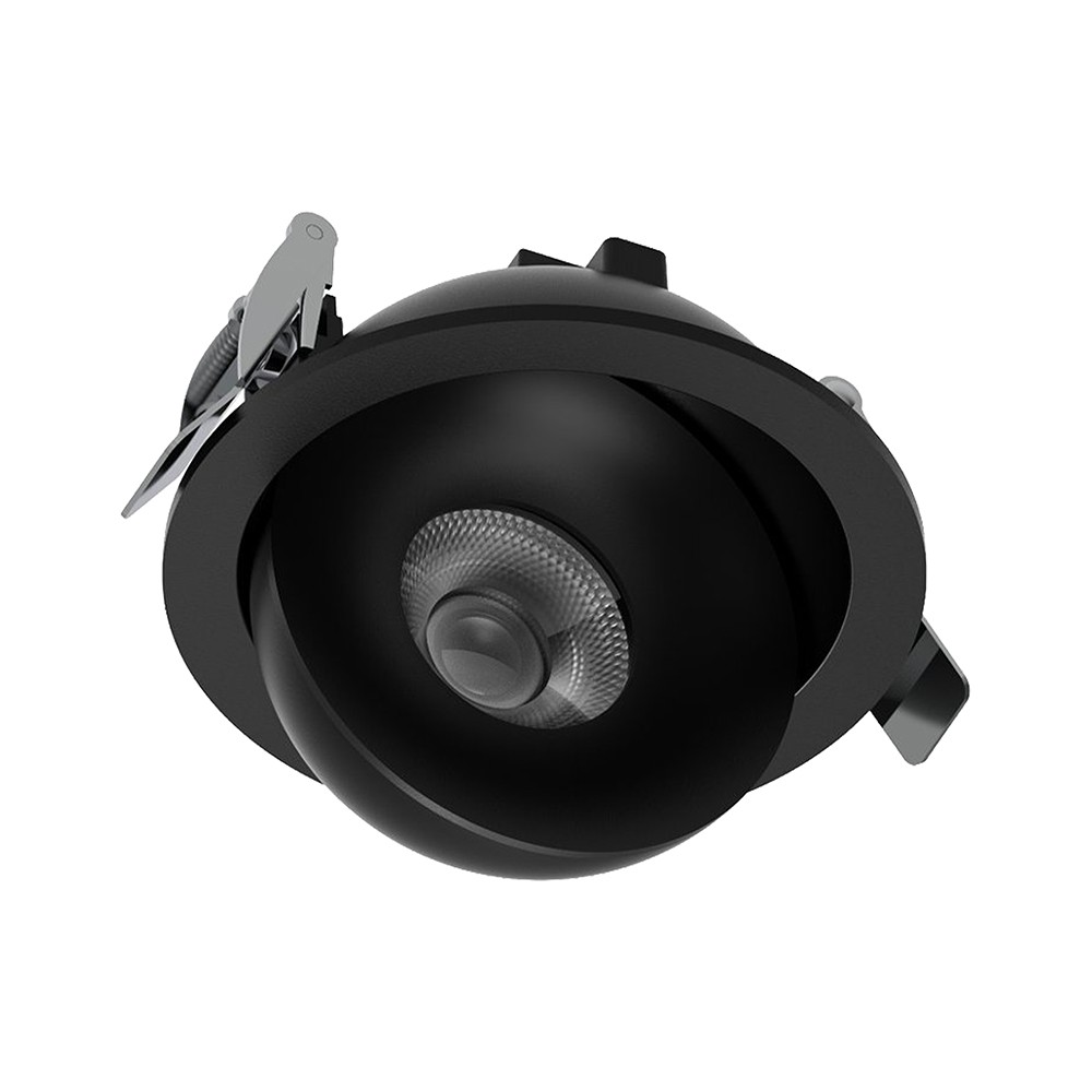 V Tac 12w Cct Led Downlight   Ip44, Sort, Cree Chip   Kulør : 3 I 1 fra V-tac