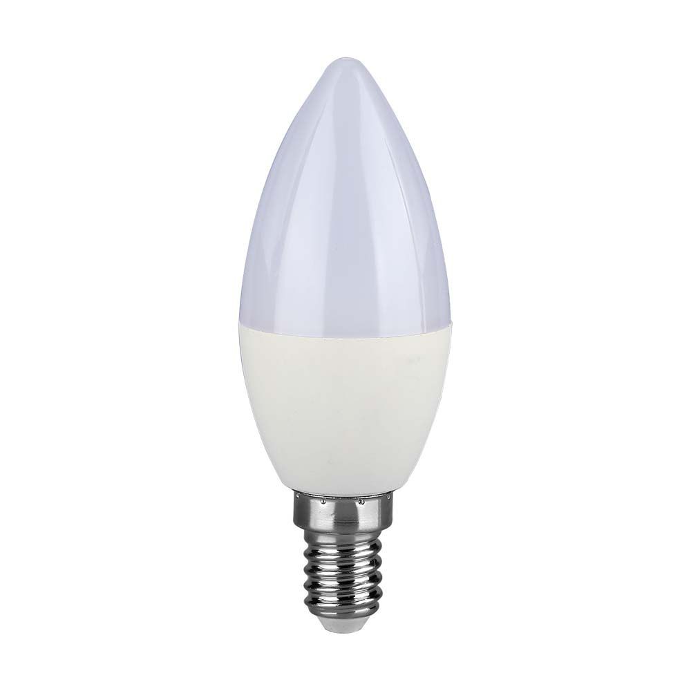 E14 4,5w Led Kertepære C37, Samsung Led Chip Kulør : Varm fra V-tac