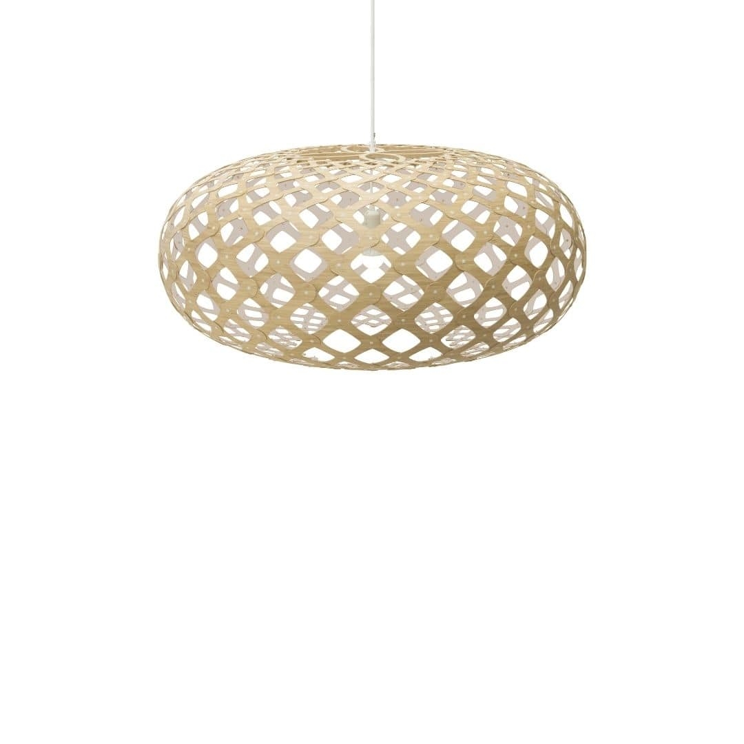 Kina ø100 Pendel Bamboo   Hvid     fra David Trubridge