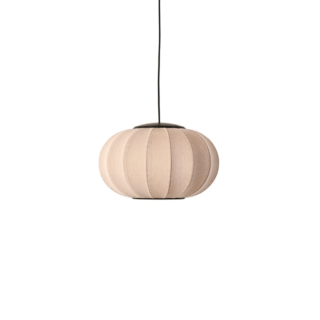 Knit Wit 45 Led Oval Pendel Sand Stone     fra Made By Hand
