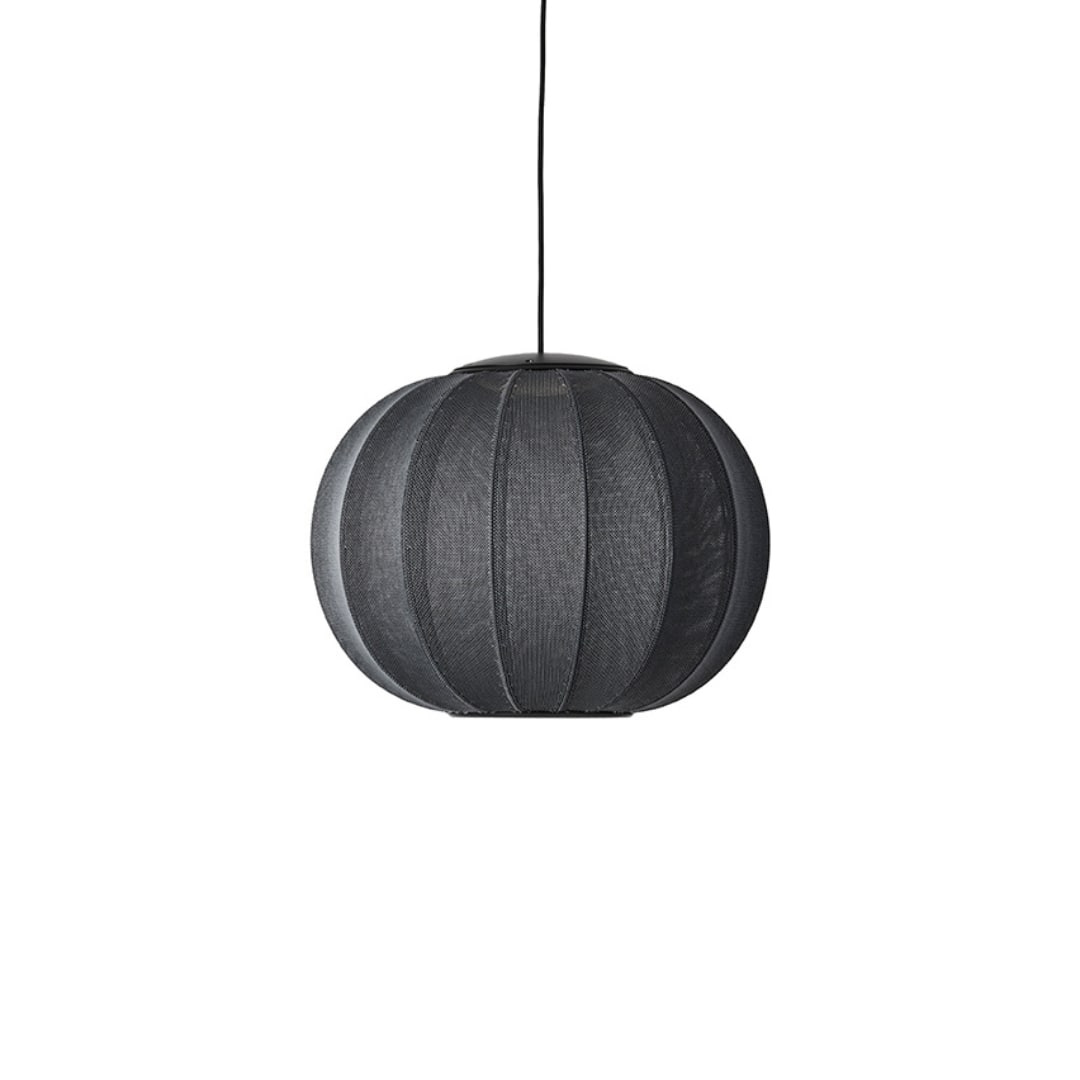 Knit Wit 45 Led Round Pendel Black     fra Made By Hand