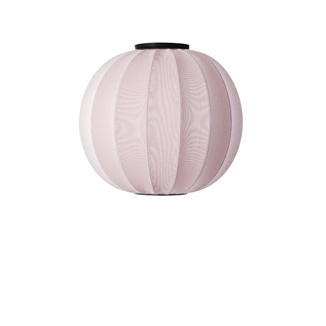 Knit Wit 60 Rund Loftlampe Light Pink     fra Made By Hand