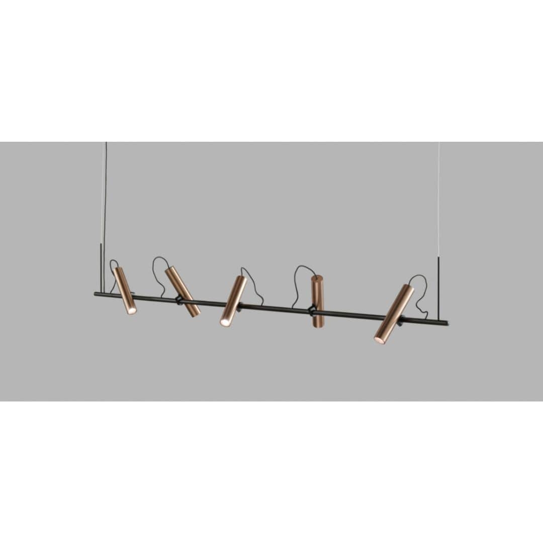 Spirit S2000 Led Pendel Sort Rose Gold     2700k     Light Point fra Light-point